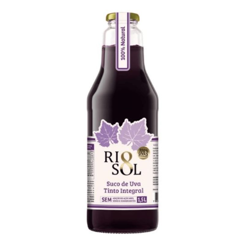 Suco de Uva Rio Sol Integral Tinto 1,5lp