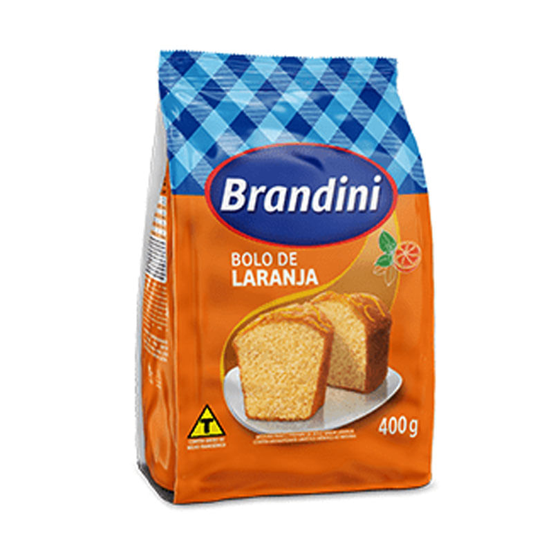 Mistura de Bolo Brandini Laranja 400g
