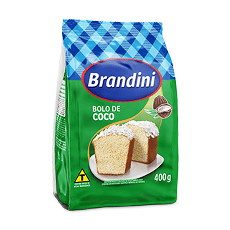Mistura de Bolo Brandini Coco 400g