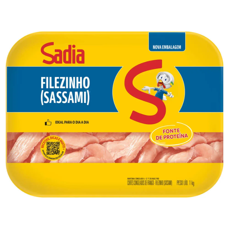 Filezinho de Peito Sassami Sadia 1kg