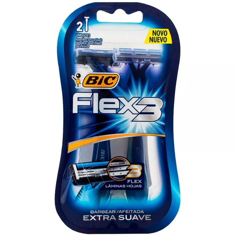 Aparelho Barbear Bic Flex 3 1X2un