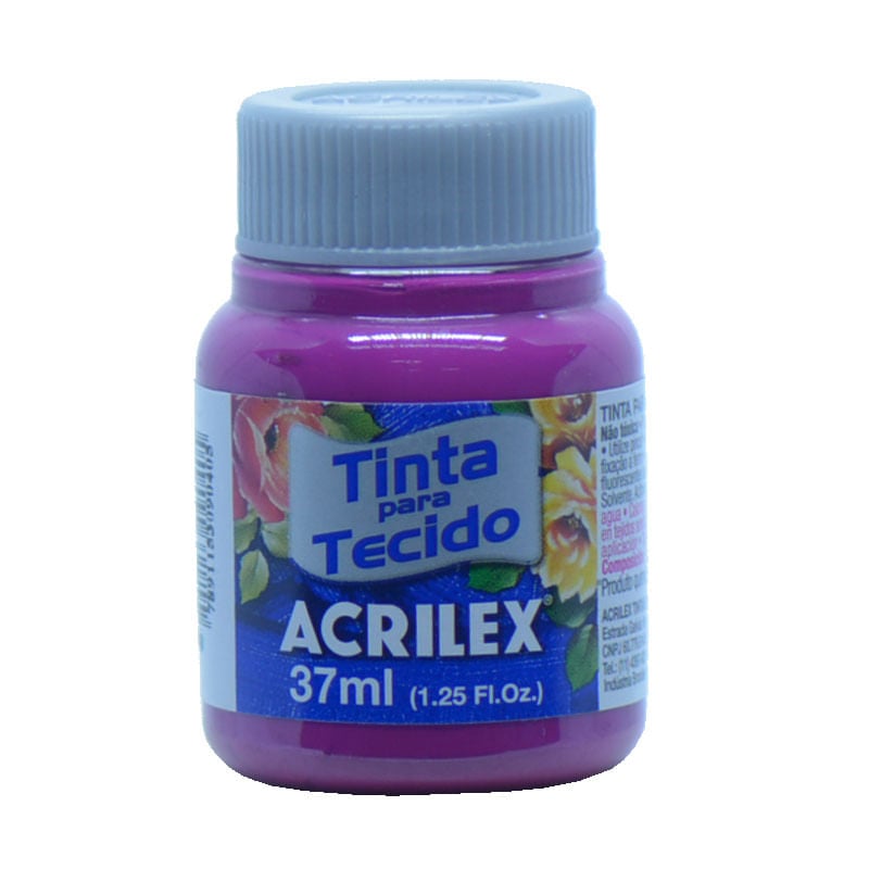 Tinta de Tecido Acrilex Fosca Pitaya 37ml 