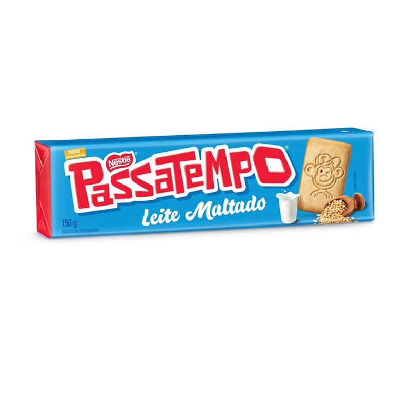 Biscoito Passa Tempo Leite Maltado 150g