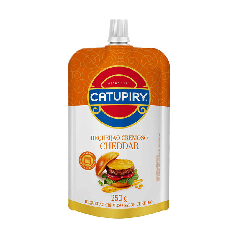 Requeijão Cremoso Catupiry Cheddar 250g