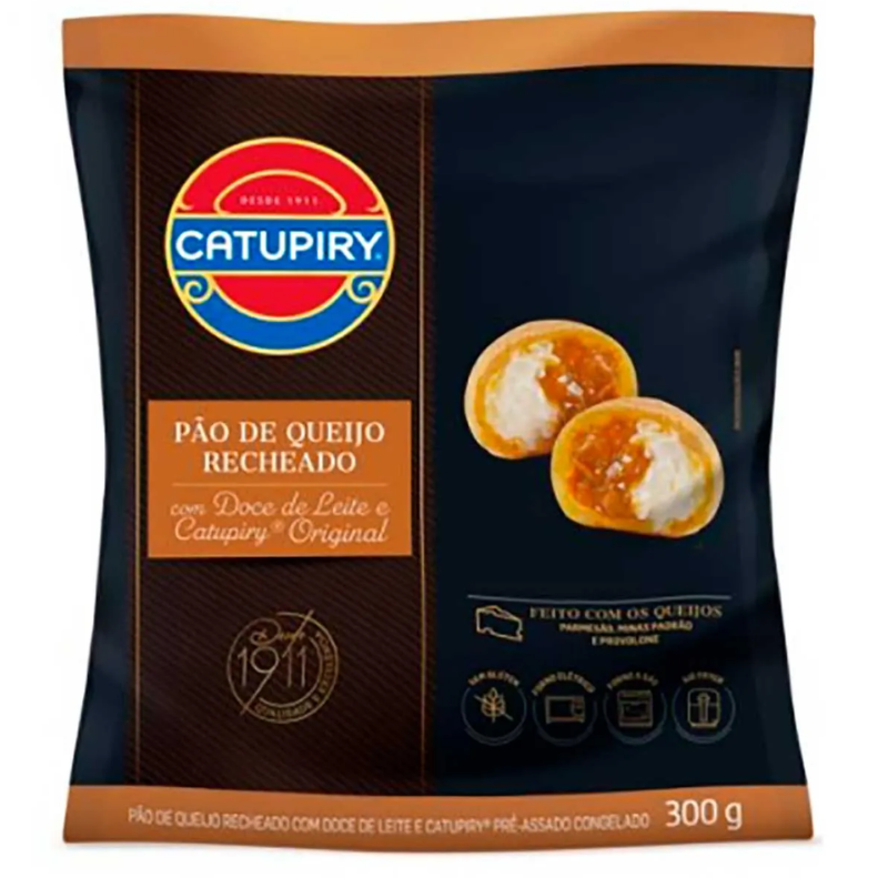 Pão de Queijo com Doce de Leite e Catupiry 300g