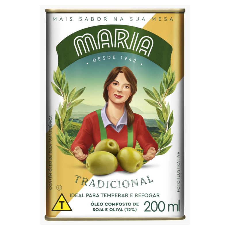 Óleo Composto Maria Tradicional Lata 200ml 