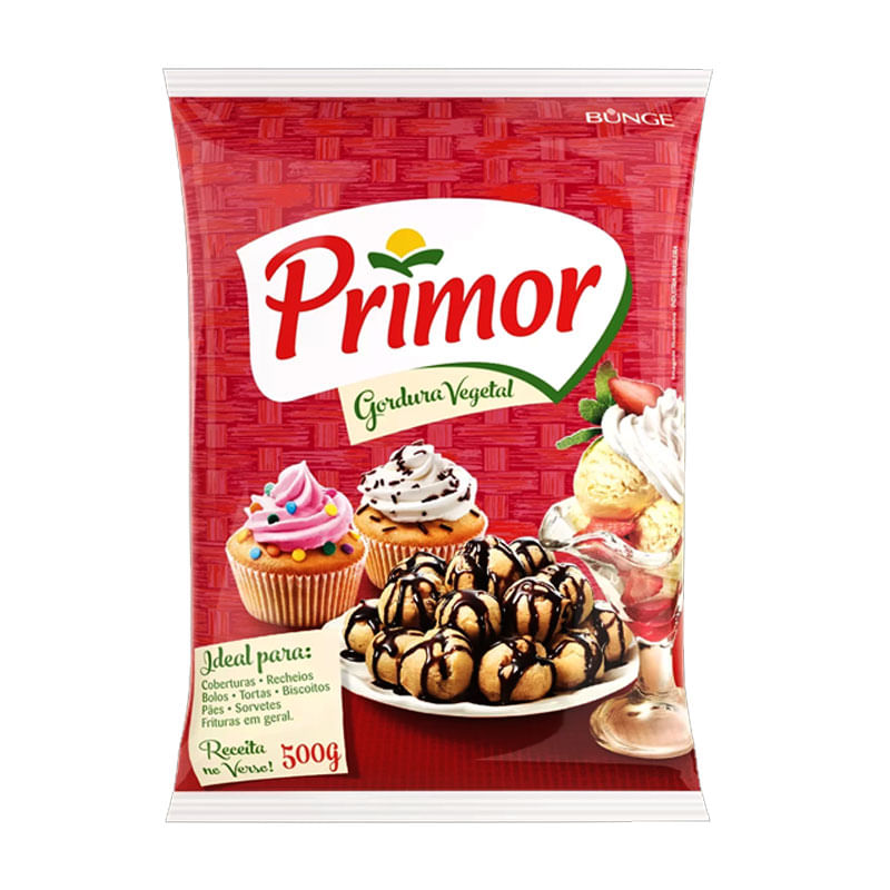 Gordura Vegetal Primor 500g