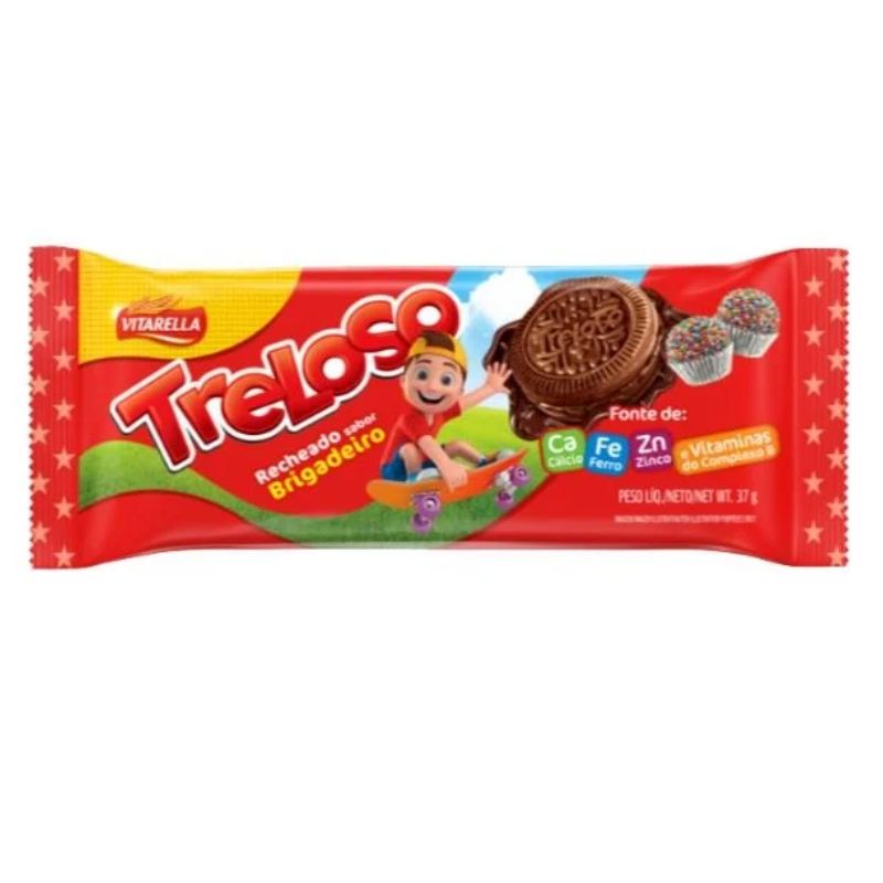 Treloso Recheado sabor Brigadeiro 37G