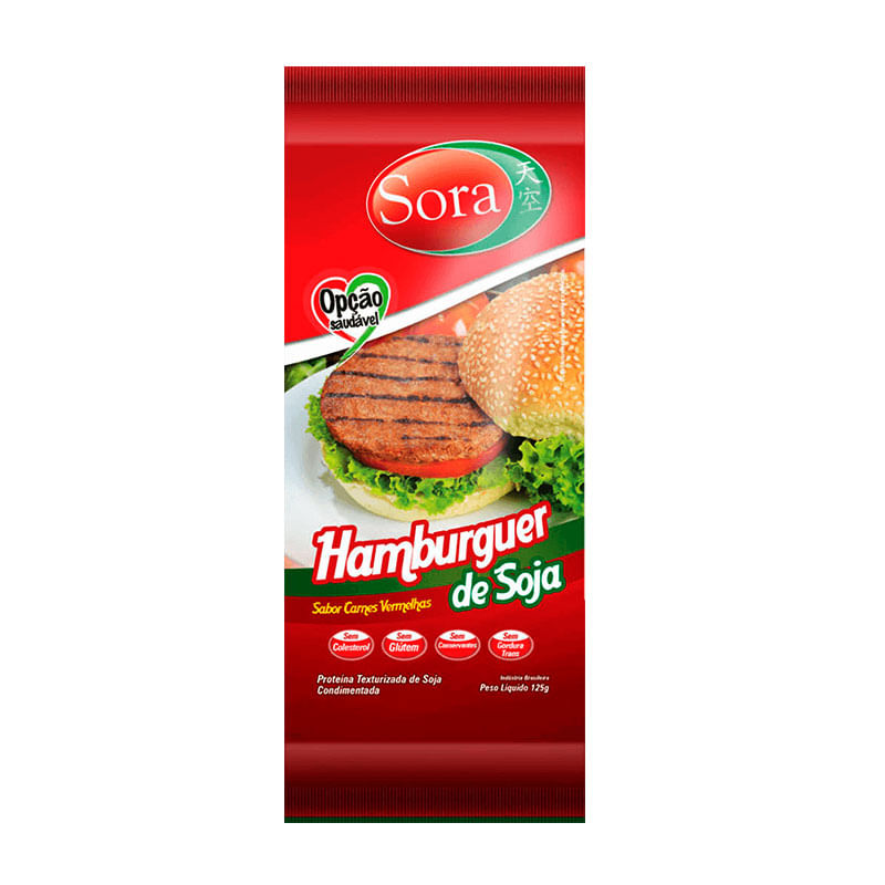 Hambúrguer Vegetal Sora Carne Vermelha 110g
