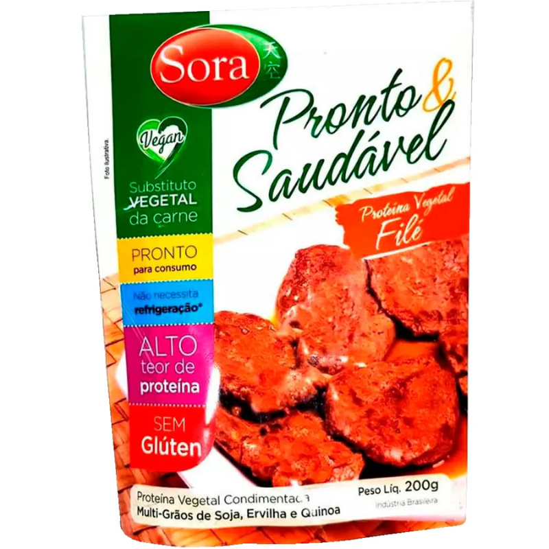 Proteína Vegetal Filé Sora Pronto&Saudável 200g