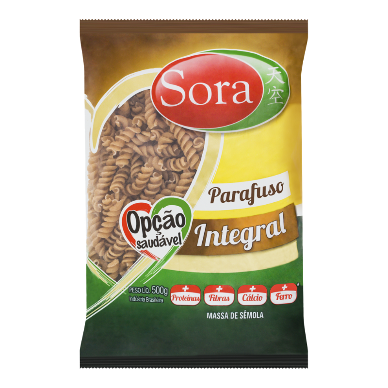 MASSA SORA INTEGRAL PARAFUSO 500G