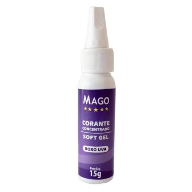 Corante Alimentício Mago Soft Gel Roxo Uva 15 g