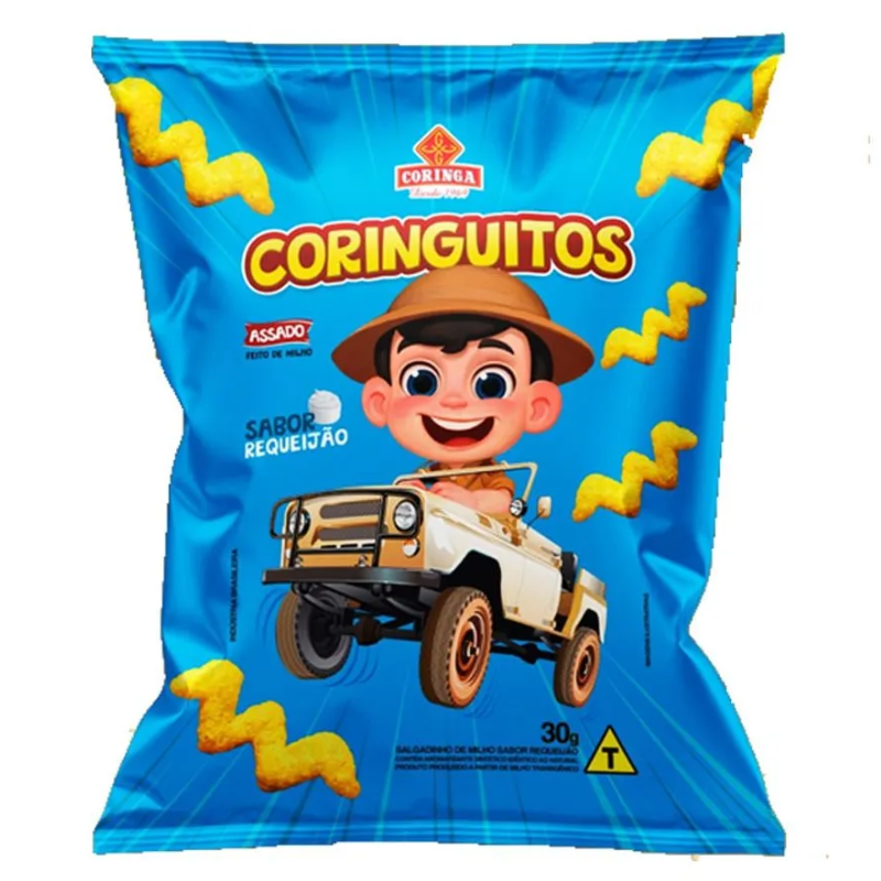 Salgadinho Coringuitos Requeijão 30g