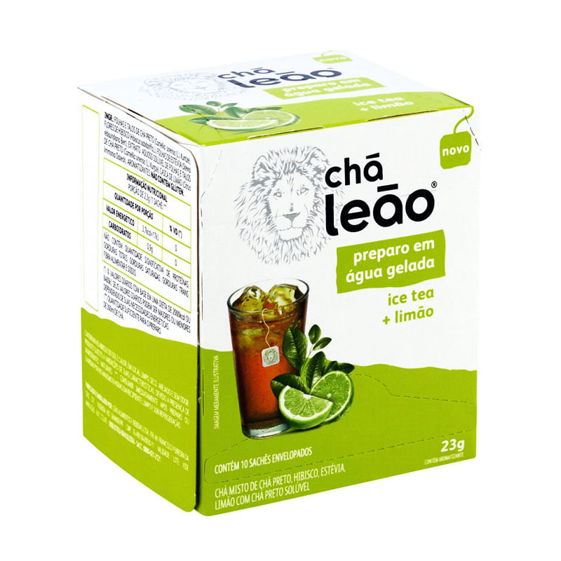 Chá Leão Gelado Ice Tea Limão 25g