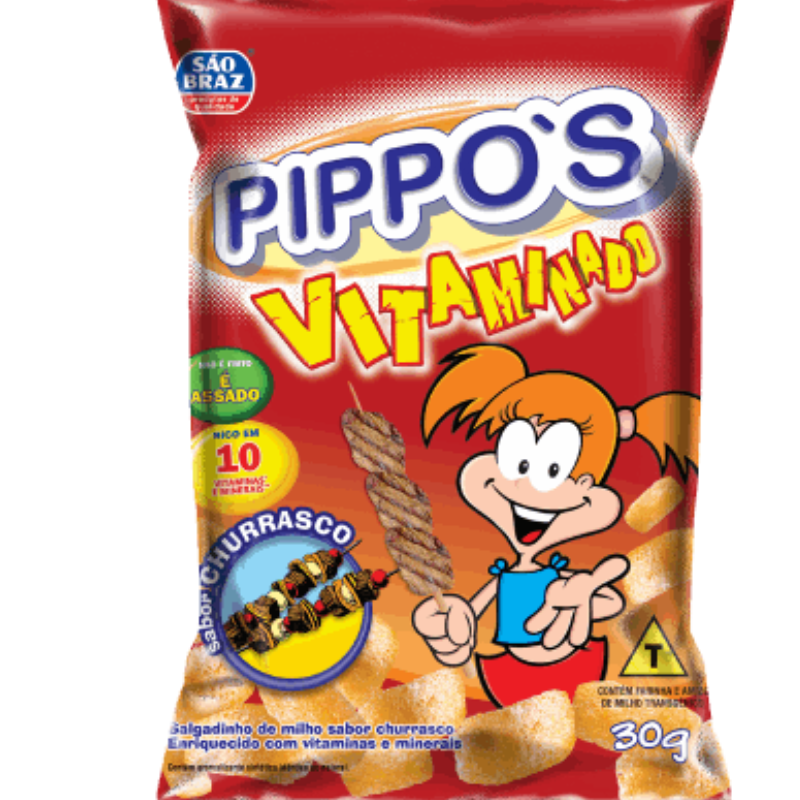 Salgadinho Pippos Anime Milho São Braz  75g