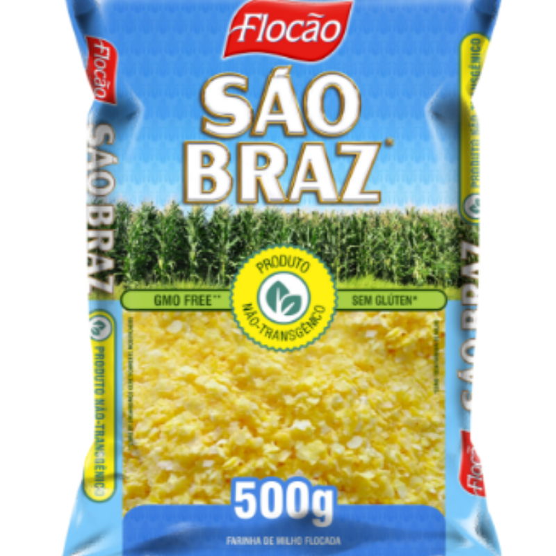 Flocão De Milho São Braz Não Transgênico 500g