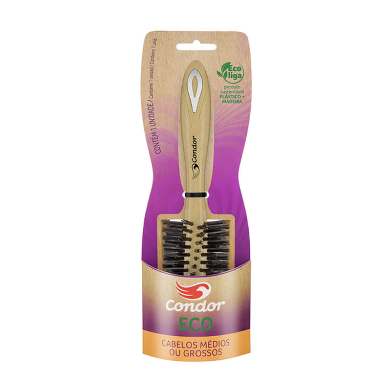 Escova Para Cabelo Condor Eco 6806