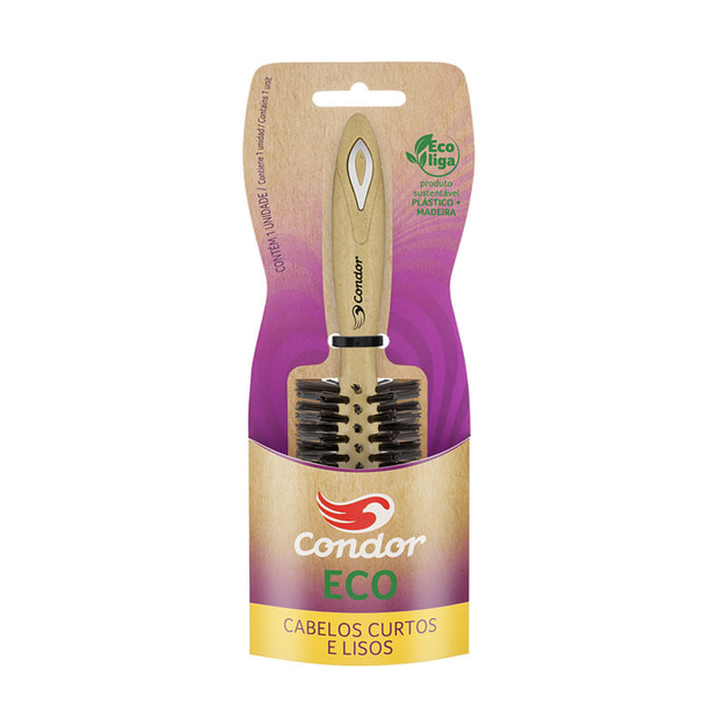 Escova Para Cabelo Condor Eco 6807