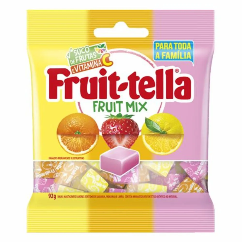 CONFEITO FRUITTELLA FRUIT MIX 92G