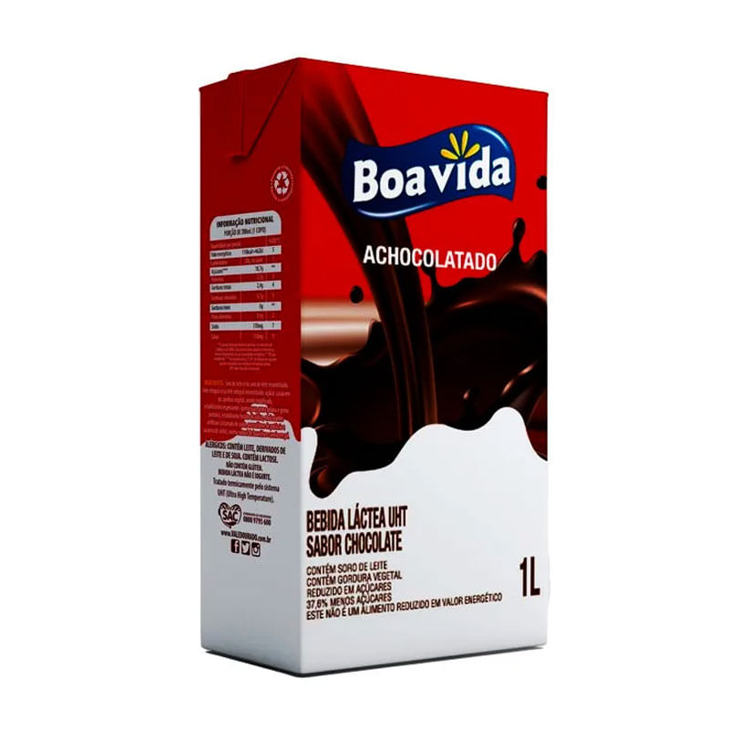 Achocolatado Boa Vida 1L