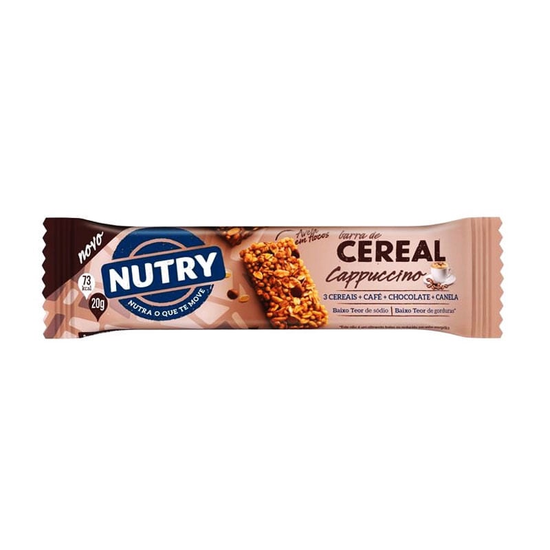 Barra de Cereal Nutry Capuccino 20g