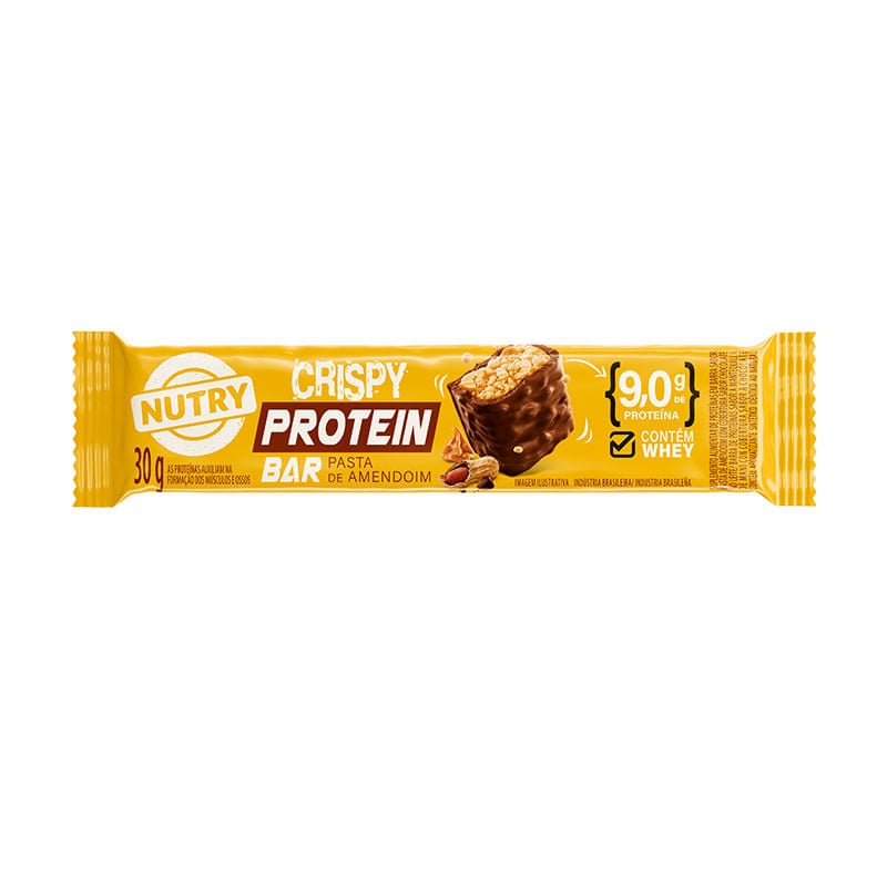Barra de Protein Bar Nutry Pasta de Amendoim 30g
