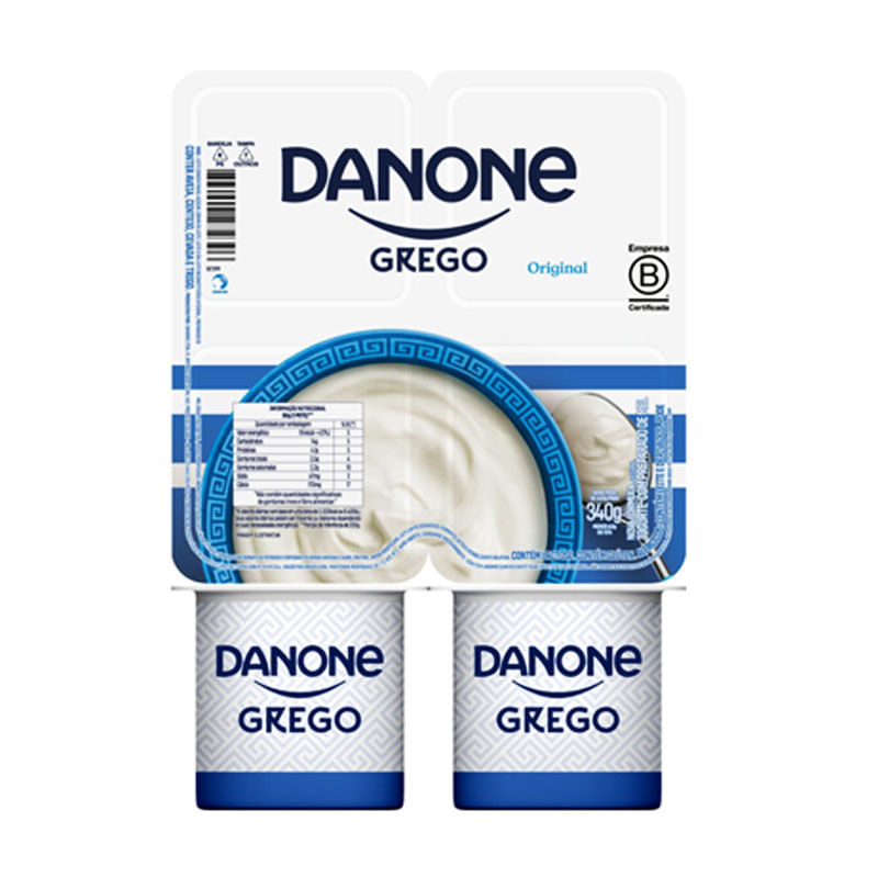 Iogurte Grego Danone Tradicional 340g