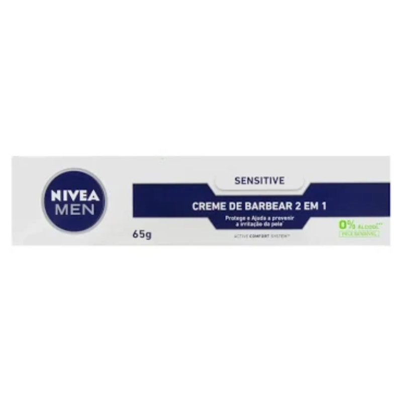 Creme de Barbear Nivea Men Sensitive – 65g