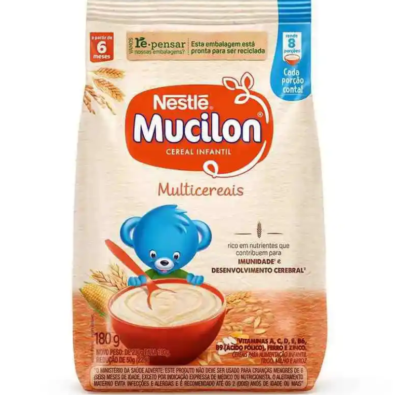 Mucilon Multicereais 180g 