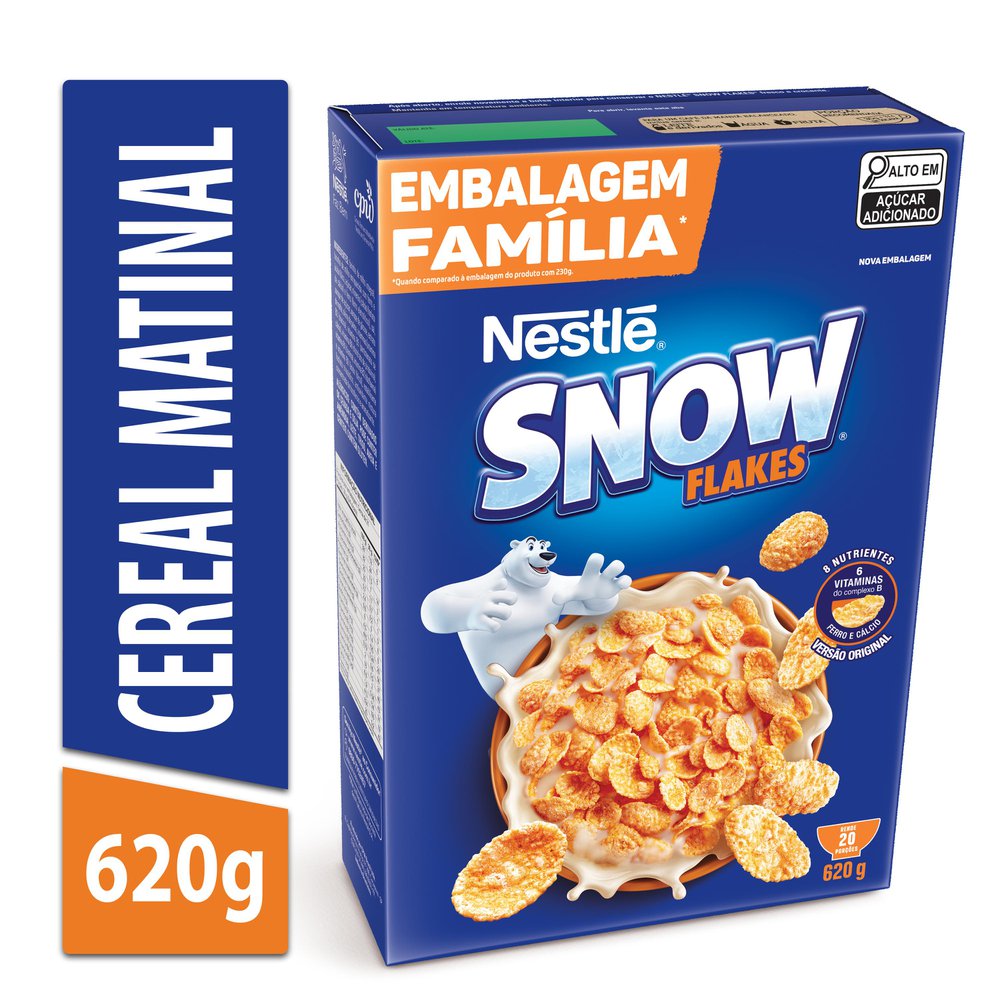 Cereal Matinal Snow Flakes Sachê