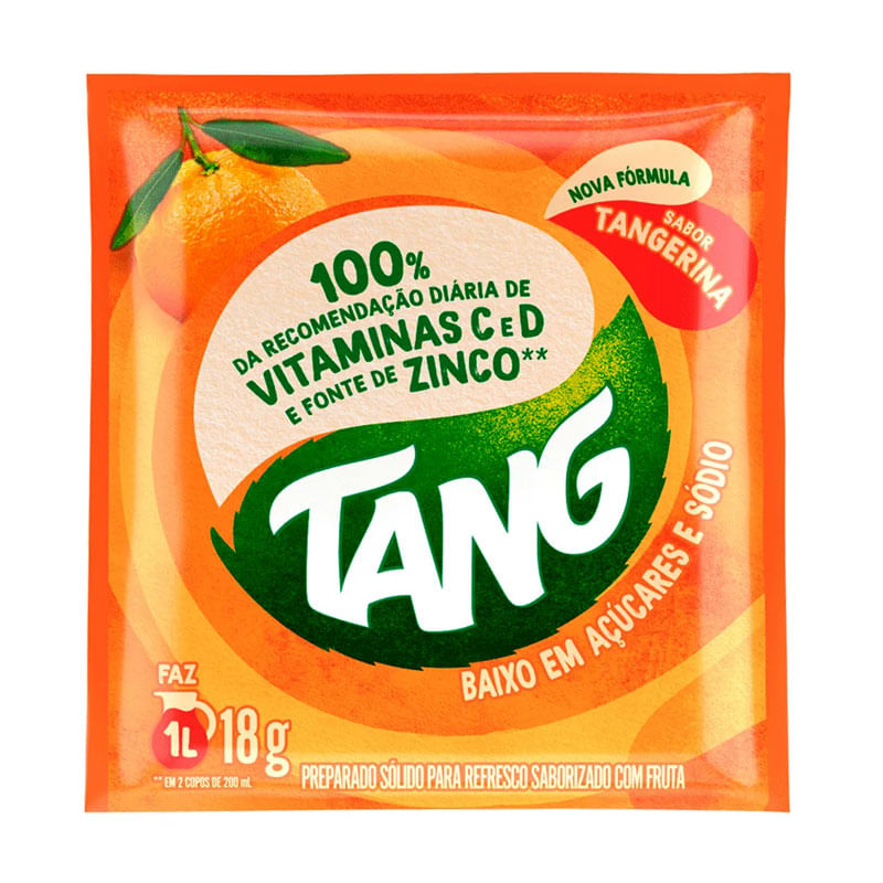 Refresco em Pó Tang Tangerina 18g