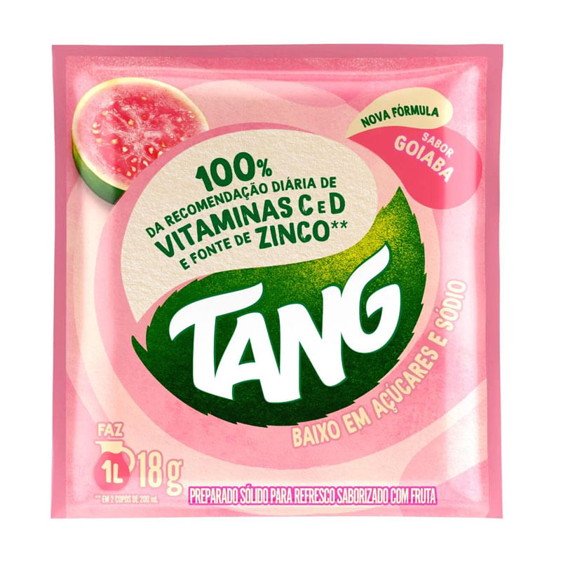Refresco em Pó Tang Goiaba 18g