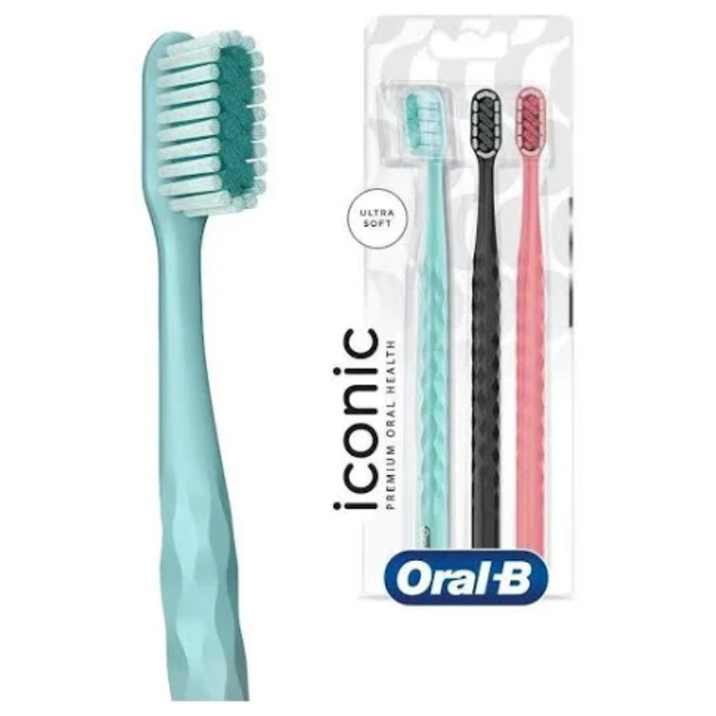 Escova Dental Ultra Soft Iconic 3un