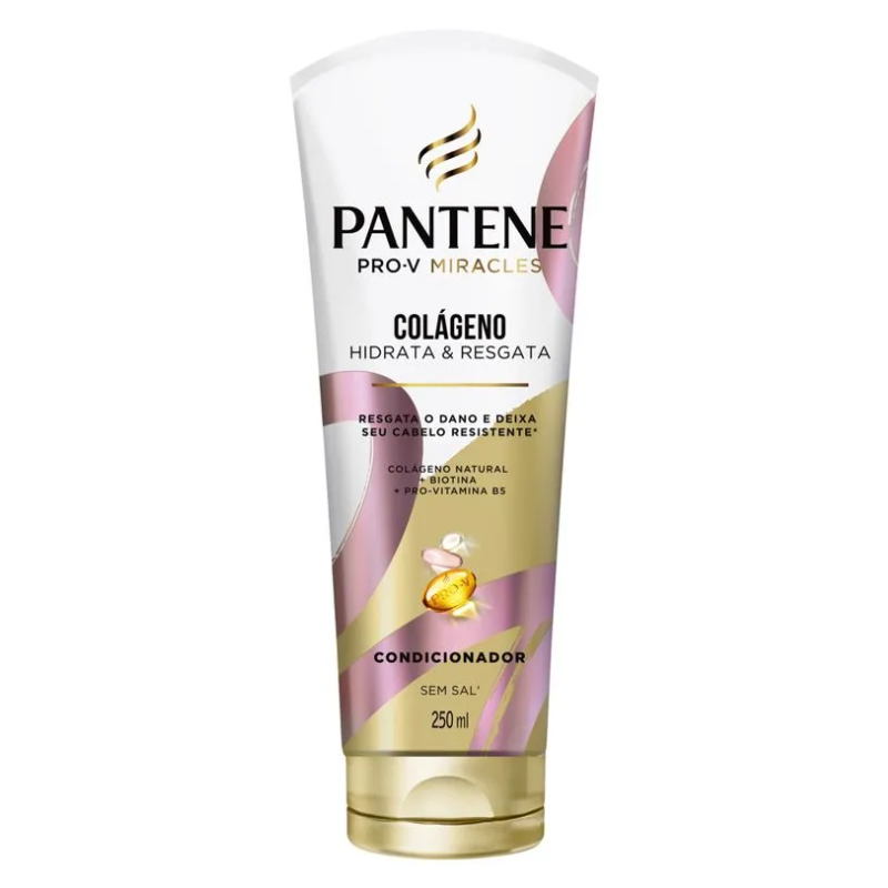 Condicionador Pantene Colágeno Hidrata & Resgata 250 ml