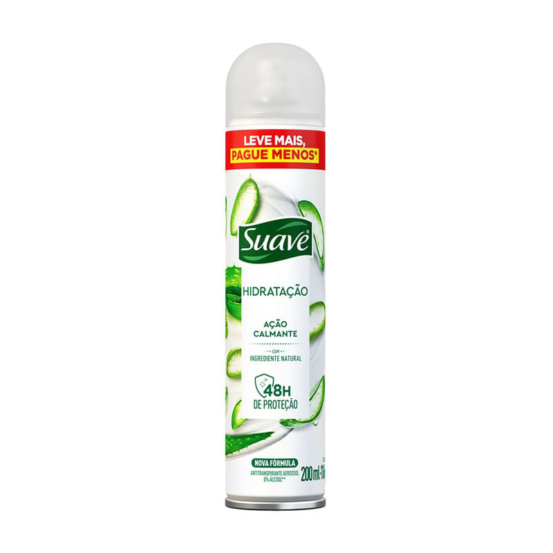 Desodorante Aerosol Suave Hidratação 200ml