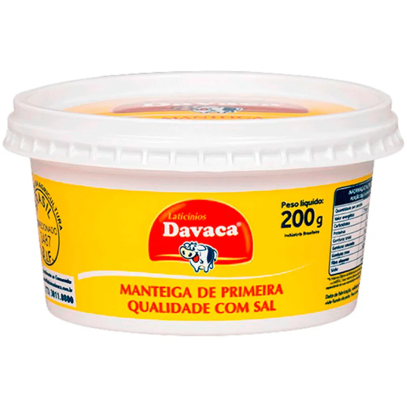 Manteiga Davaca sem Sal 200g