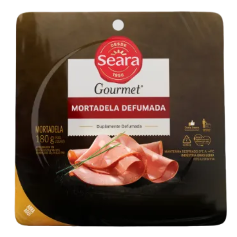 Mortadela Seara Fatiada Defumada 180g 