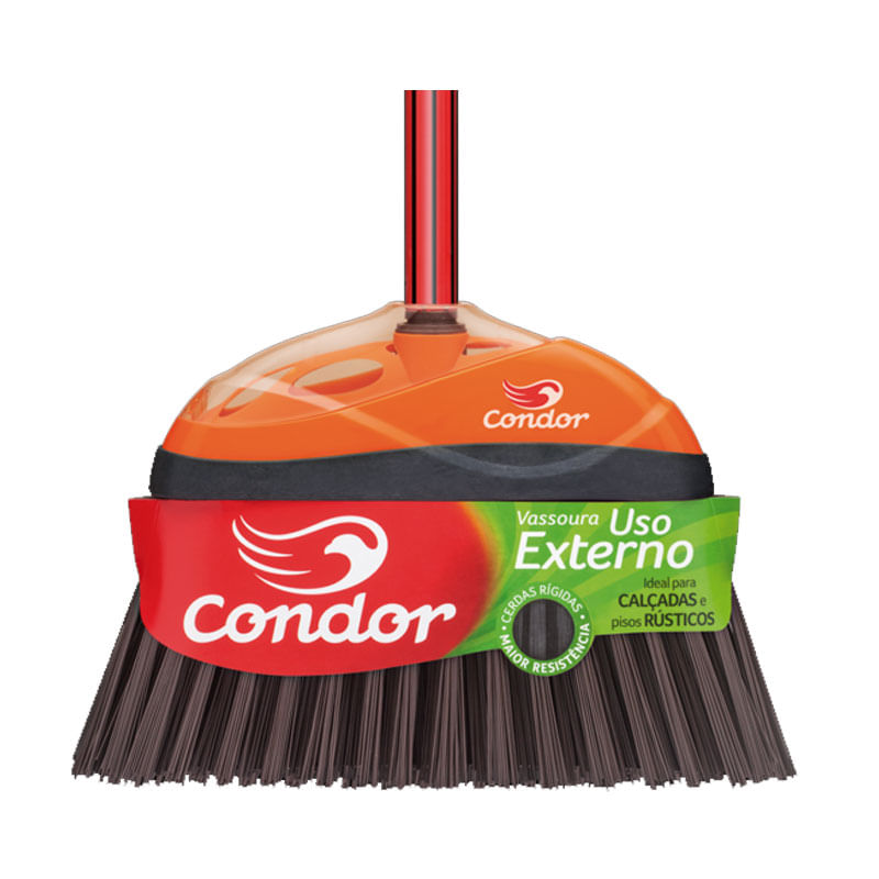 Vassoura Condor Varre Forte V52 com Cabo