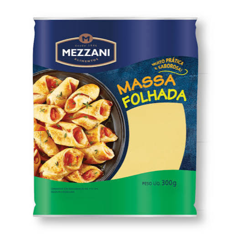 Massa Mezzani para Pastel em Rolo 300g