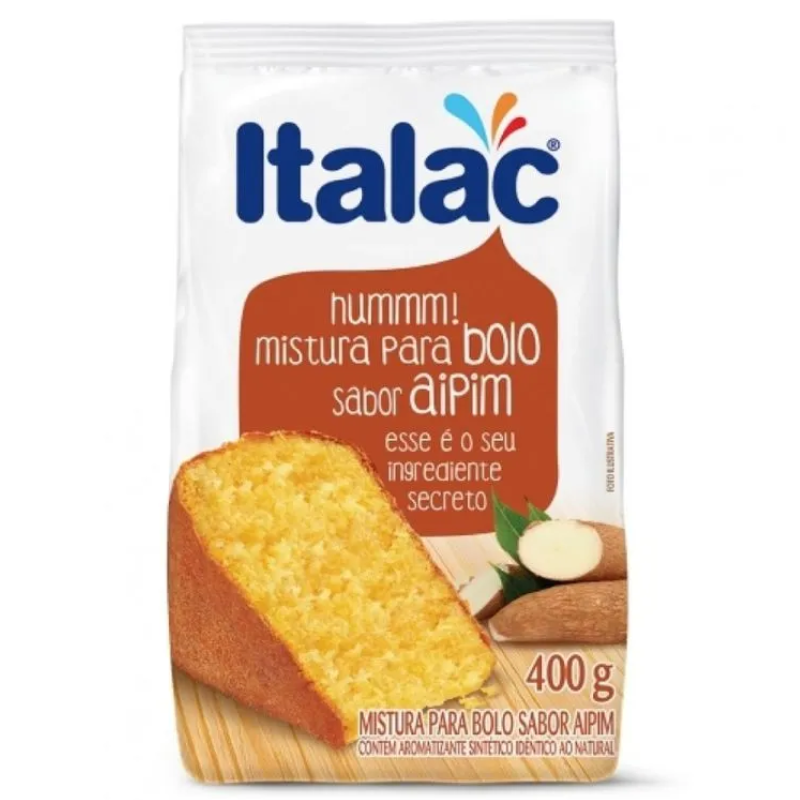 Mistura para Bolo Italac 400g Sabor Cenoura 