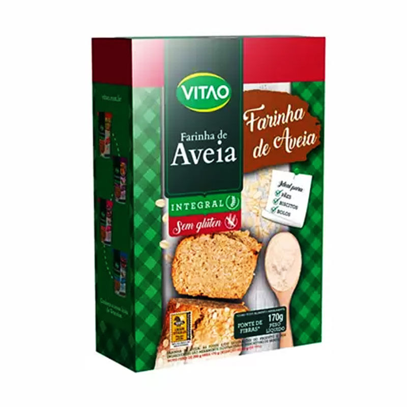 Farinha de Aveia Vitao sem Glúten 170g