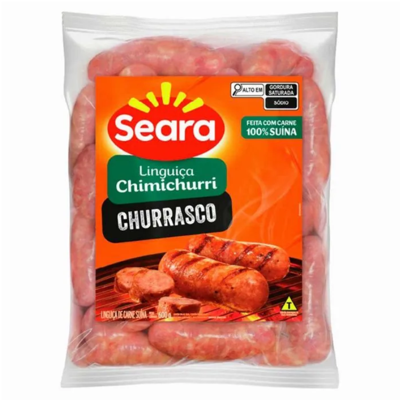 Linguiça chimichurri Seara 600g