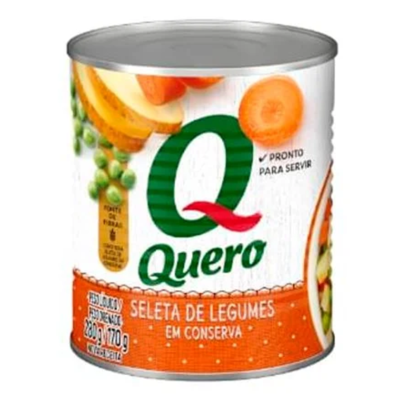 Seleta de Legumes Quero Lata 170g 