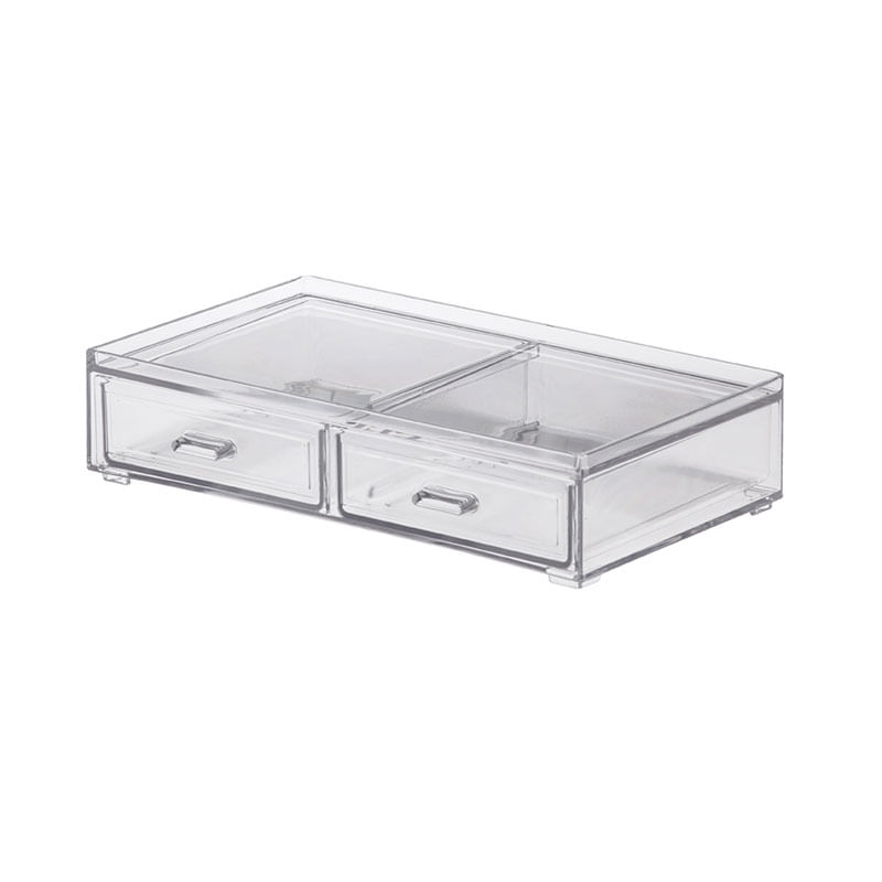 Caixa Organizador Paramount com 2 Gavetas 21,5X12,5X5cm
