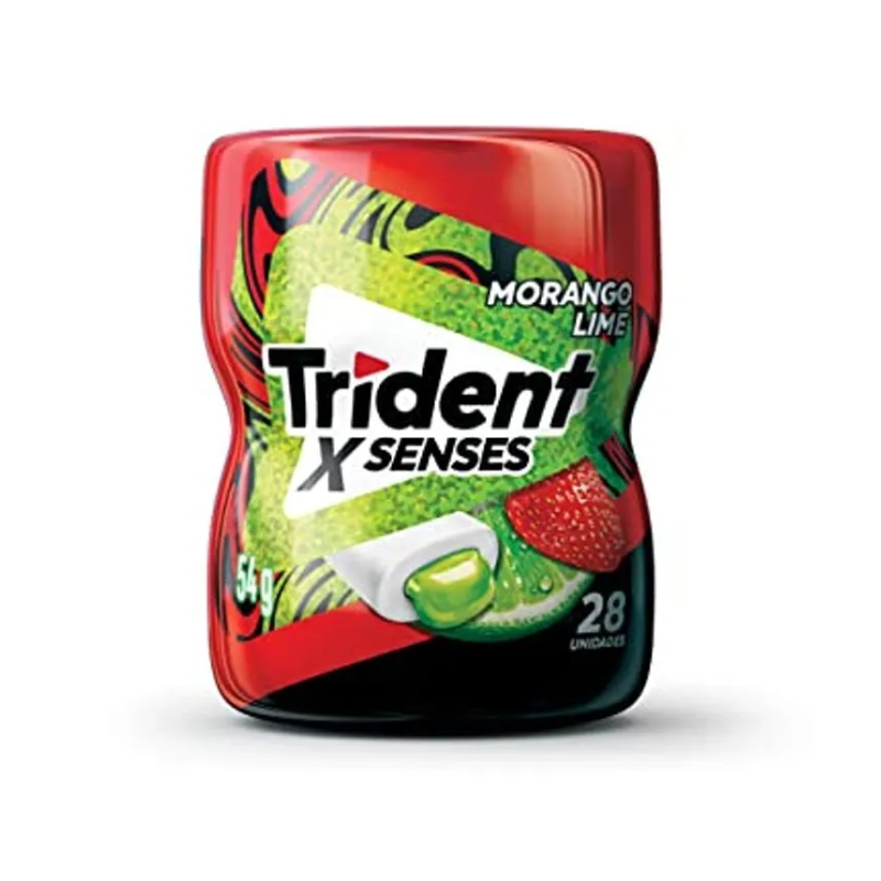 Trident Garrafa Morango Lime 54g