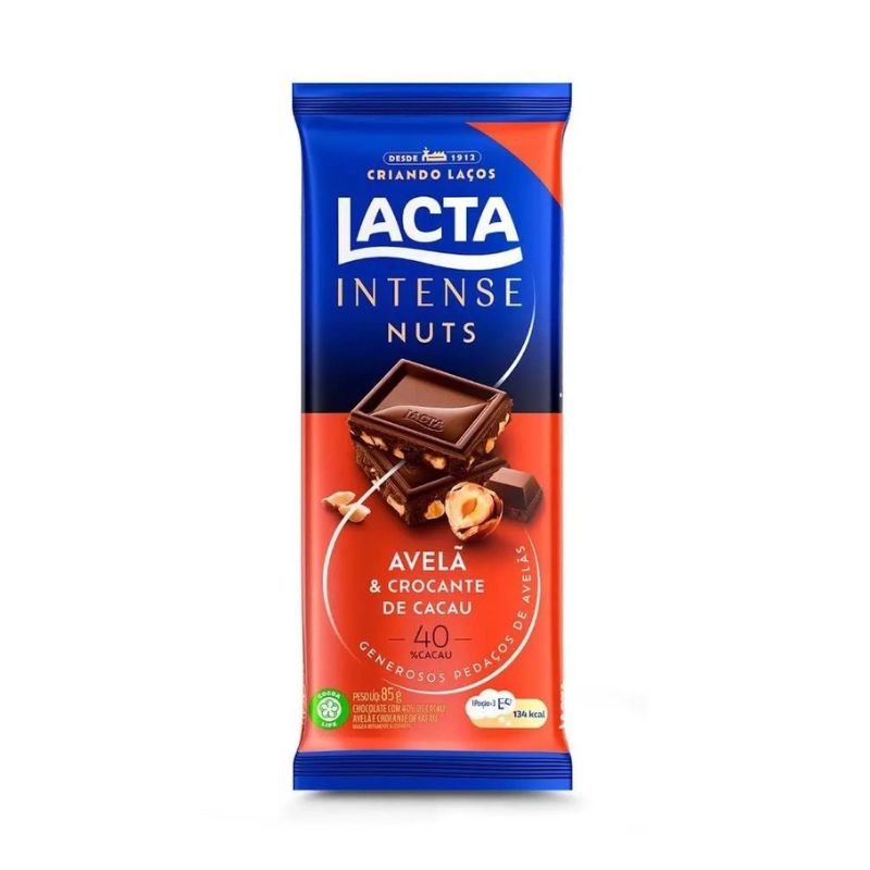 Chocolate Lacta 40% Cacau Avelã 85g