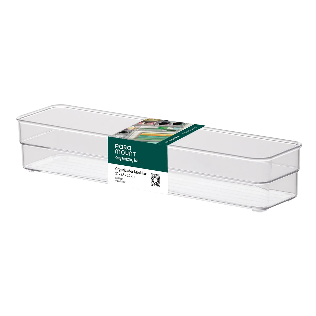 Organizador Diamond Paramount Cristal - 30X7,5X5,2cm