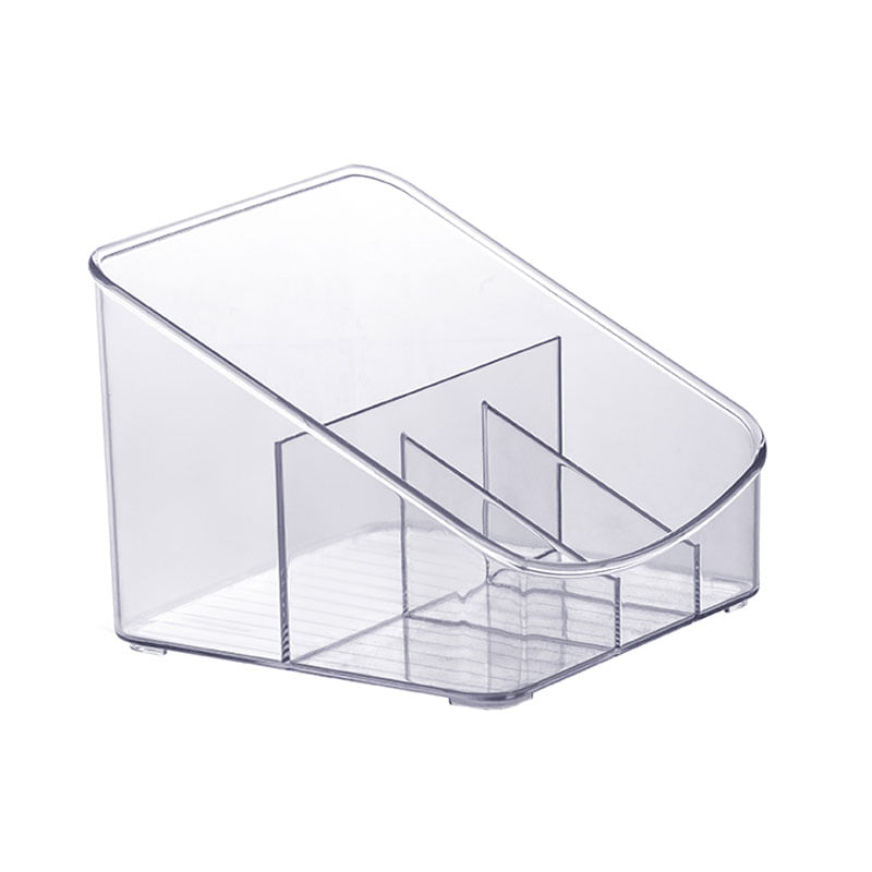 Organizador Diamond Paramount Cristal Divisória 18X17X13cm
