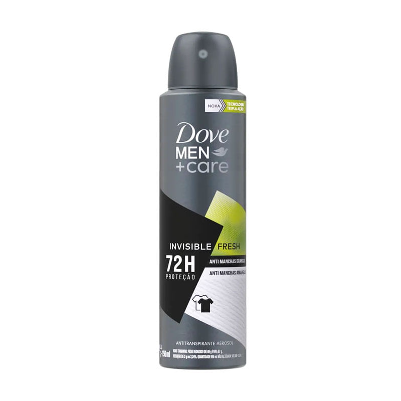 Desodorante Aerosol Dove Men Care Invisible Fresh 89g 150ml