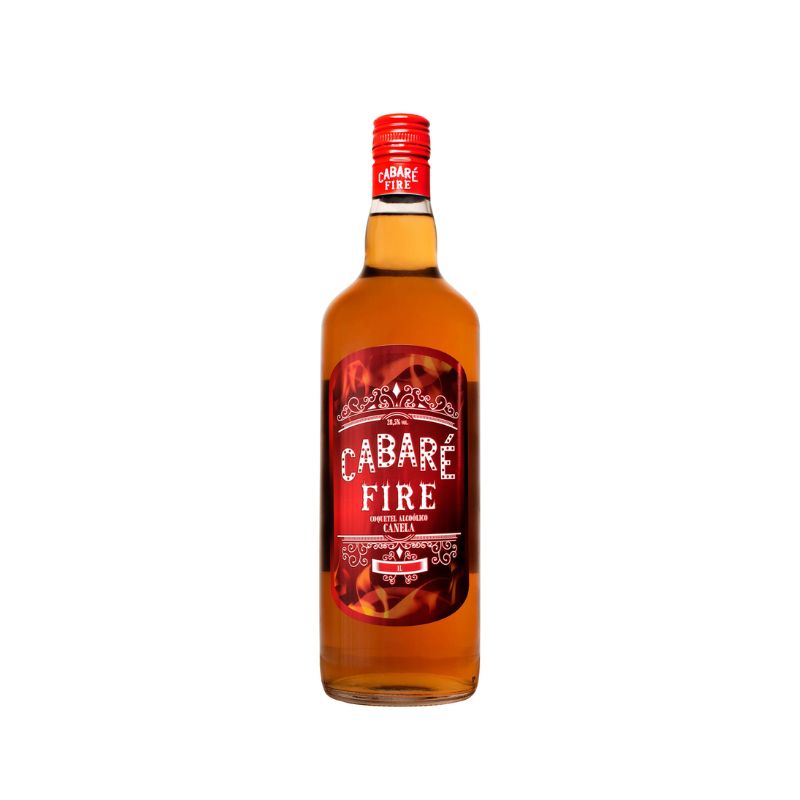 Cachaça Cabaré Fire Canela 1l